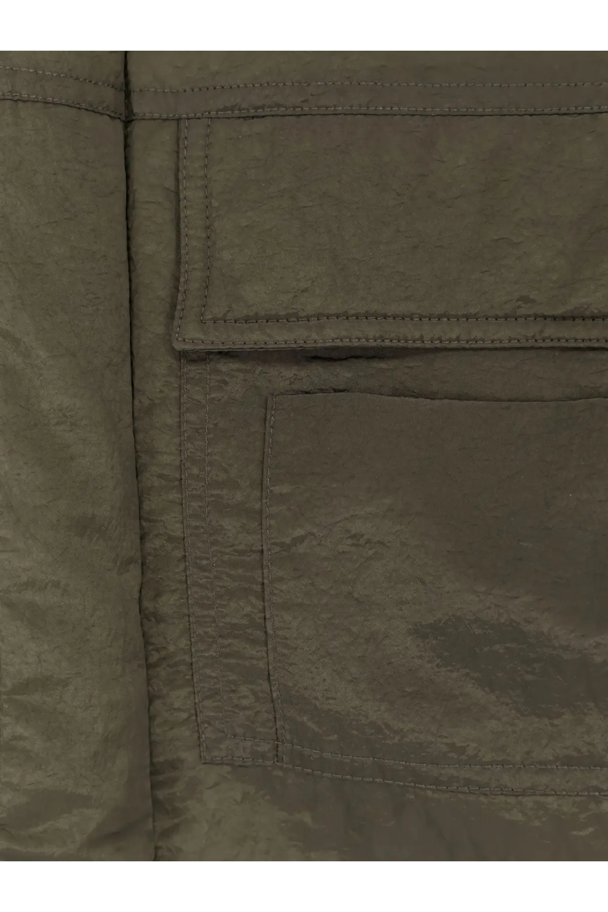 Oamc Peacemaker Men's Padded Overshirt Nylon Jacket Green, view 3