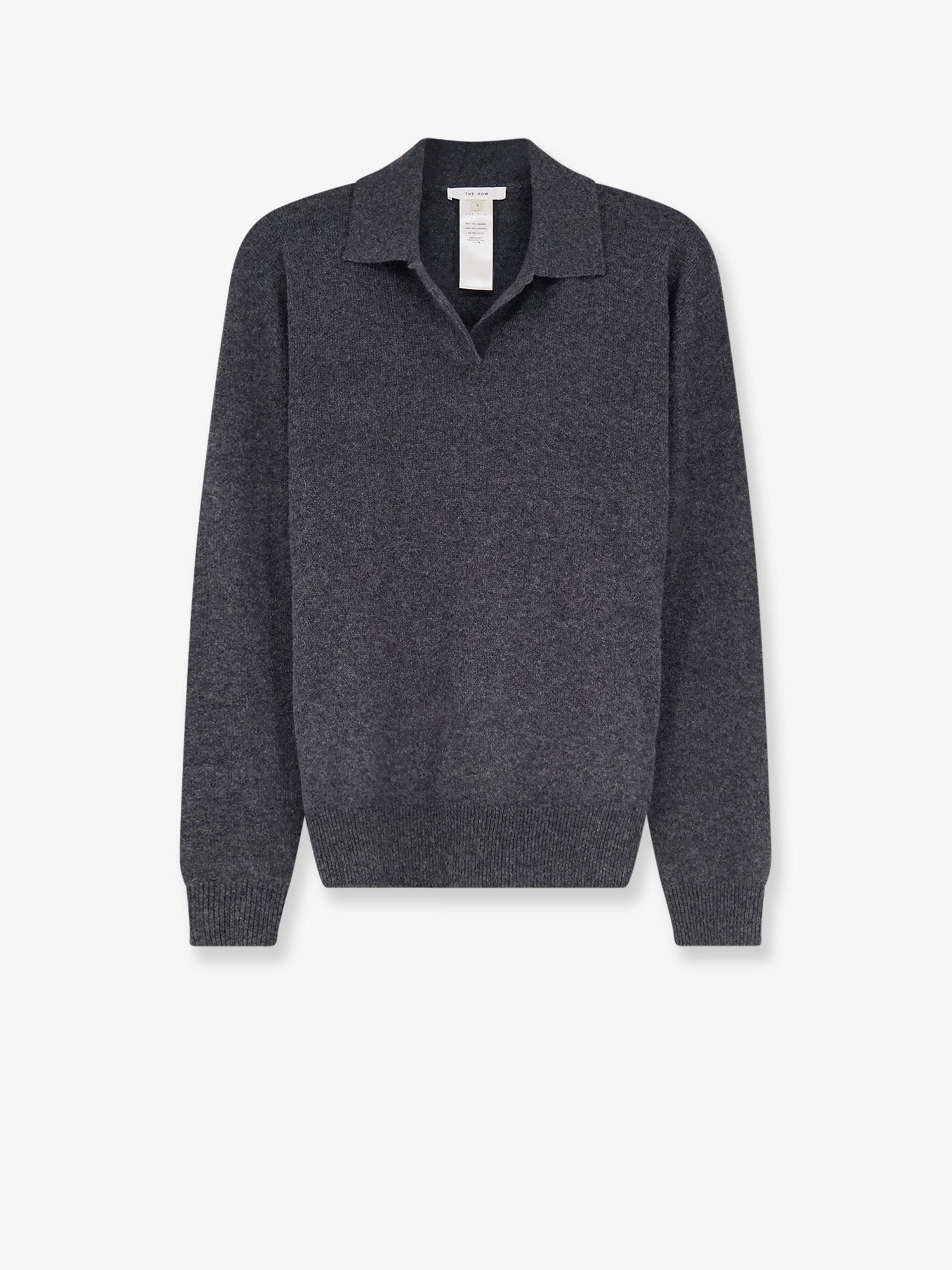 The Row Women's Oashi Cashmere Top Sweater Grey