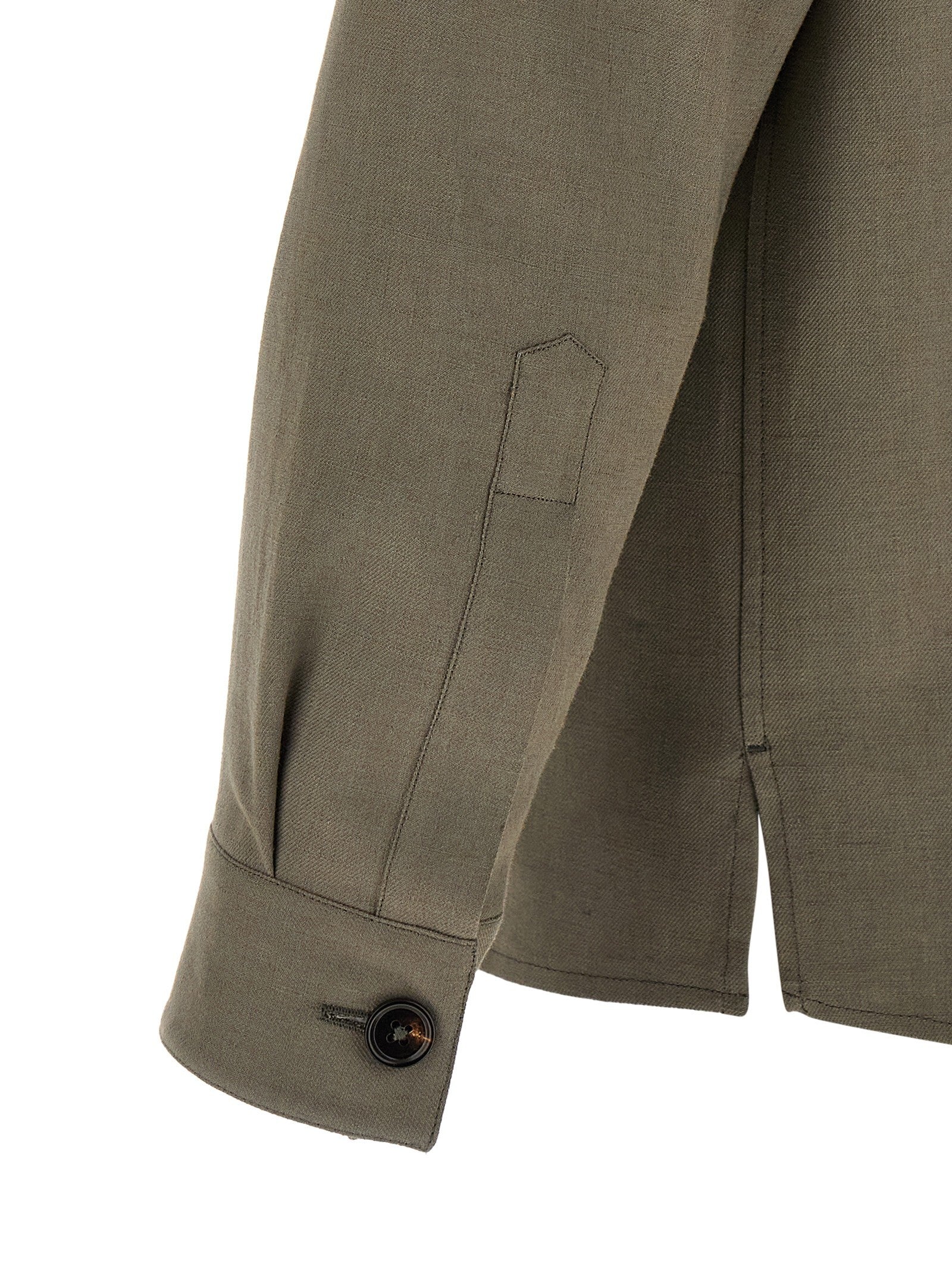 Zegna Oasi Lino Overshirt Grey