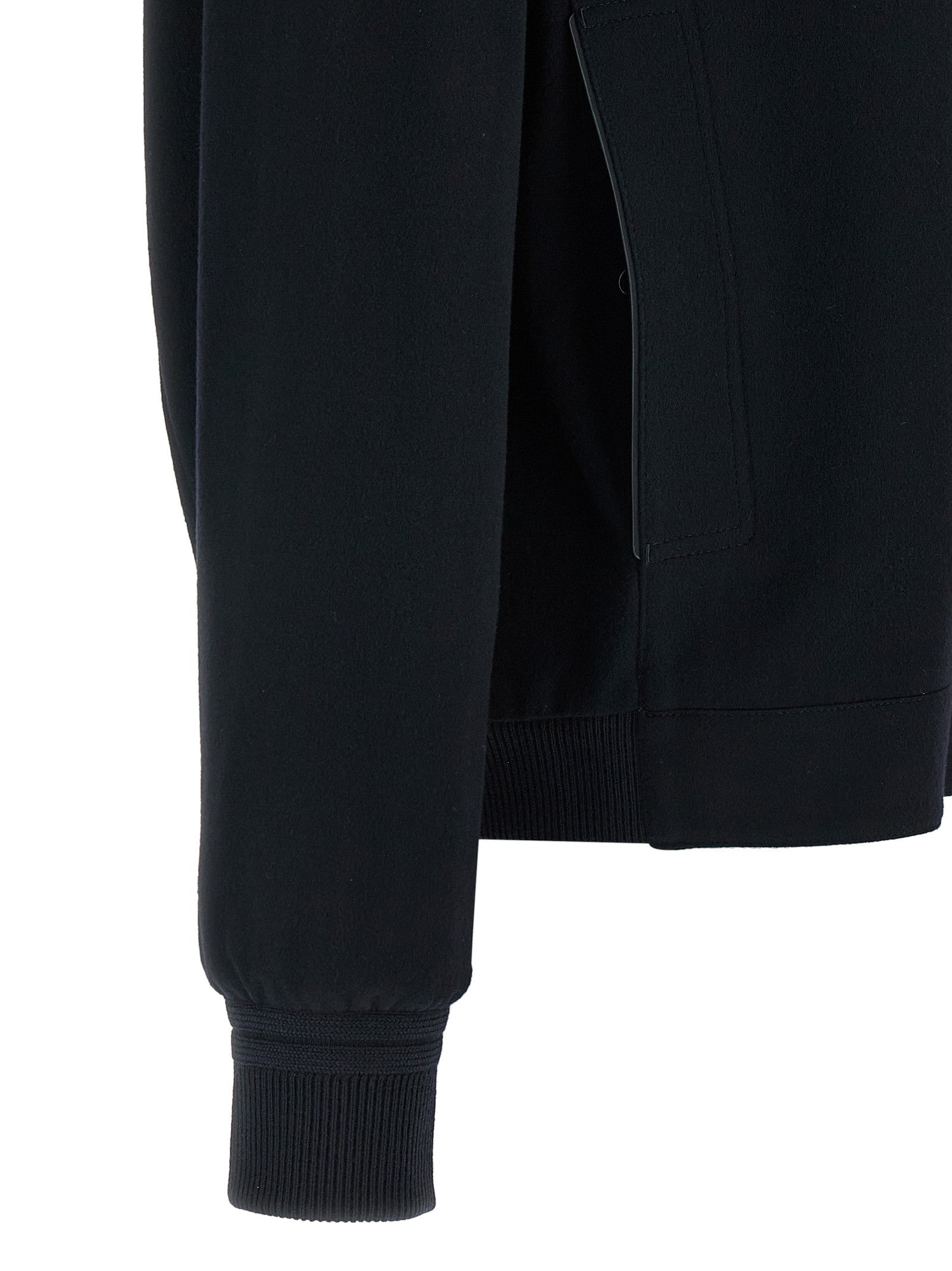 Zegna Oasis Cashmere Bomber Jacket Blue