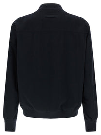 Zegna Oasis Cashmere Bomber Jacket Blue