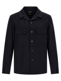 Zegna Oasis Cashmere Overshirt Blue