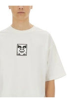 Obey Men's Icon Face Shirt White, view 4