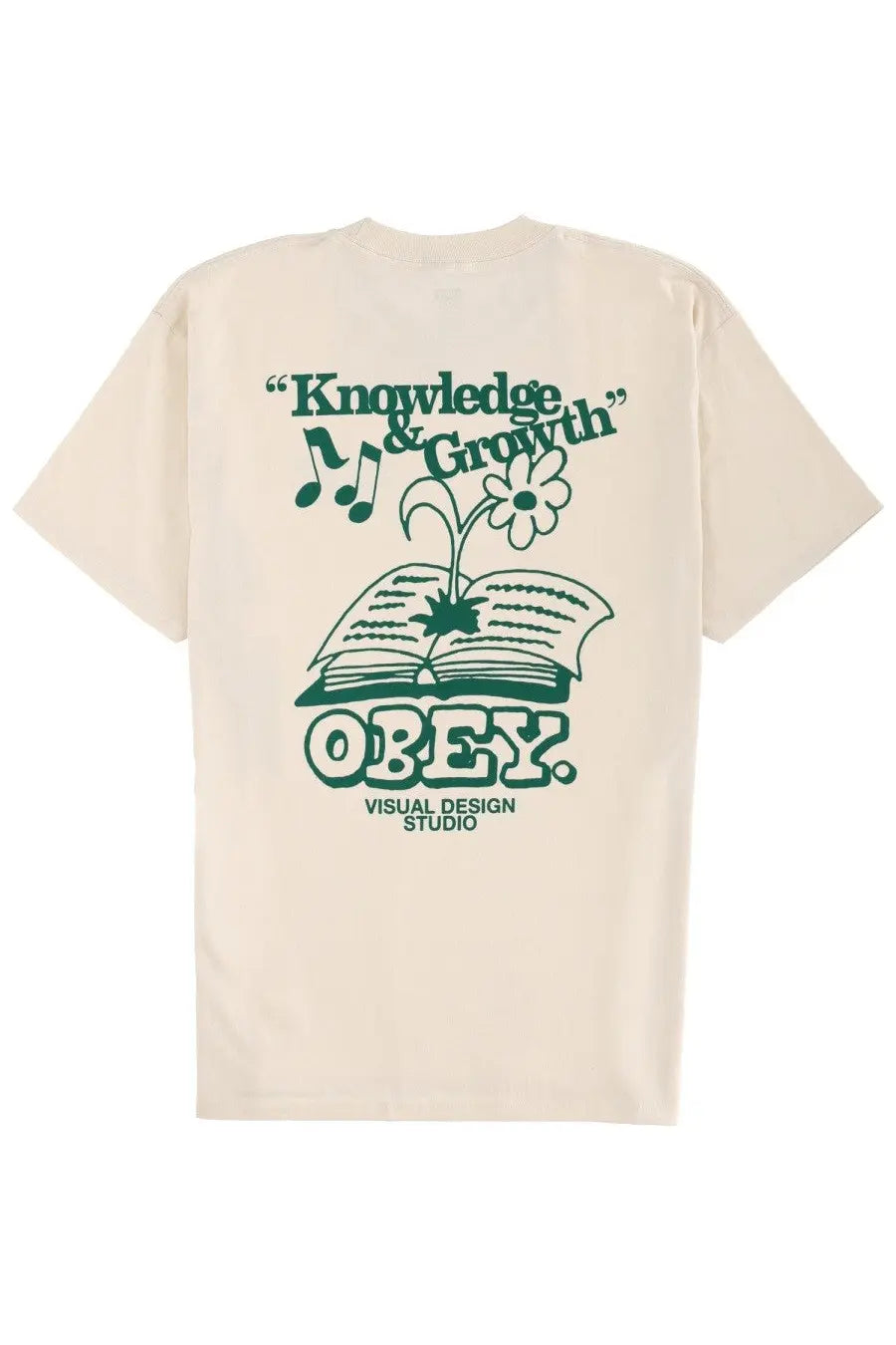 Obey Men's Knowledge &amp; Growth Shirt Yellow, view 2
