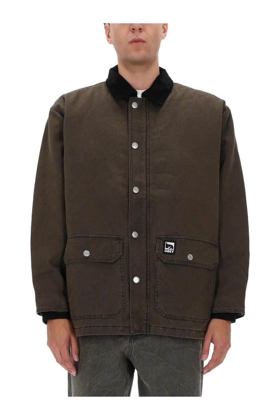 Obey Men's Norton Barn Coat Green