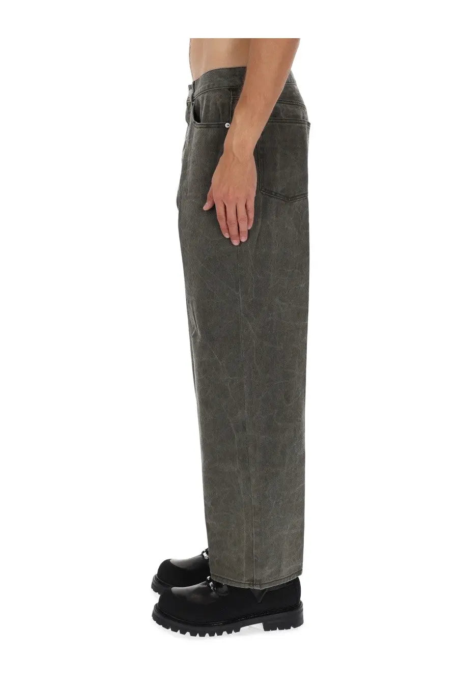 Obey Men's Pants Wrinkle Grey, view 3