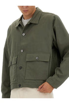 Obey Men's Shirt Jacket Green, view 4