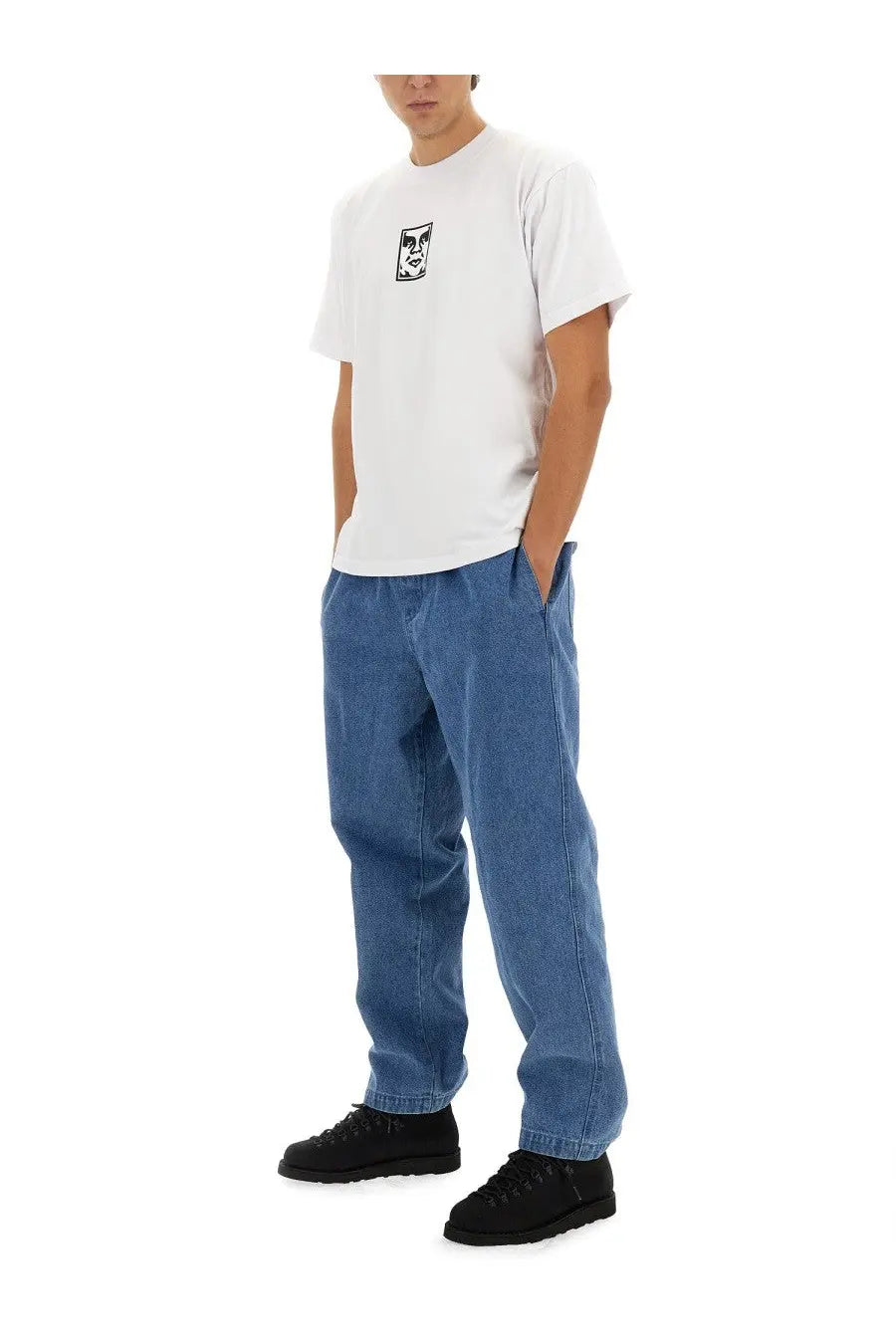 Obey Men's Shirt White, view 2