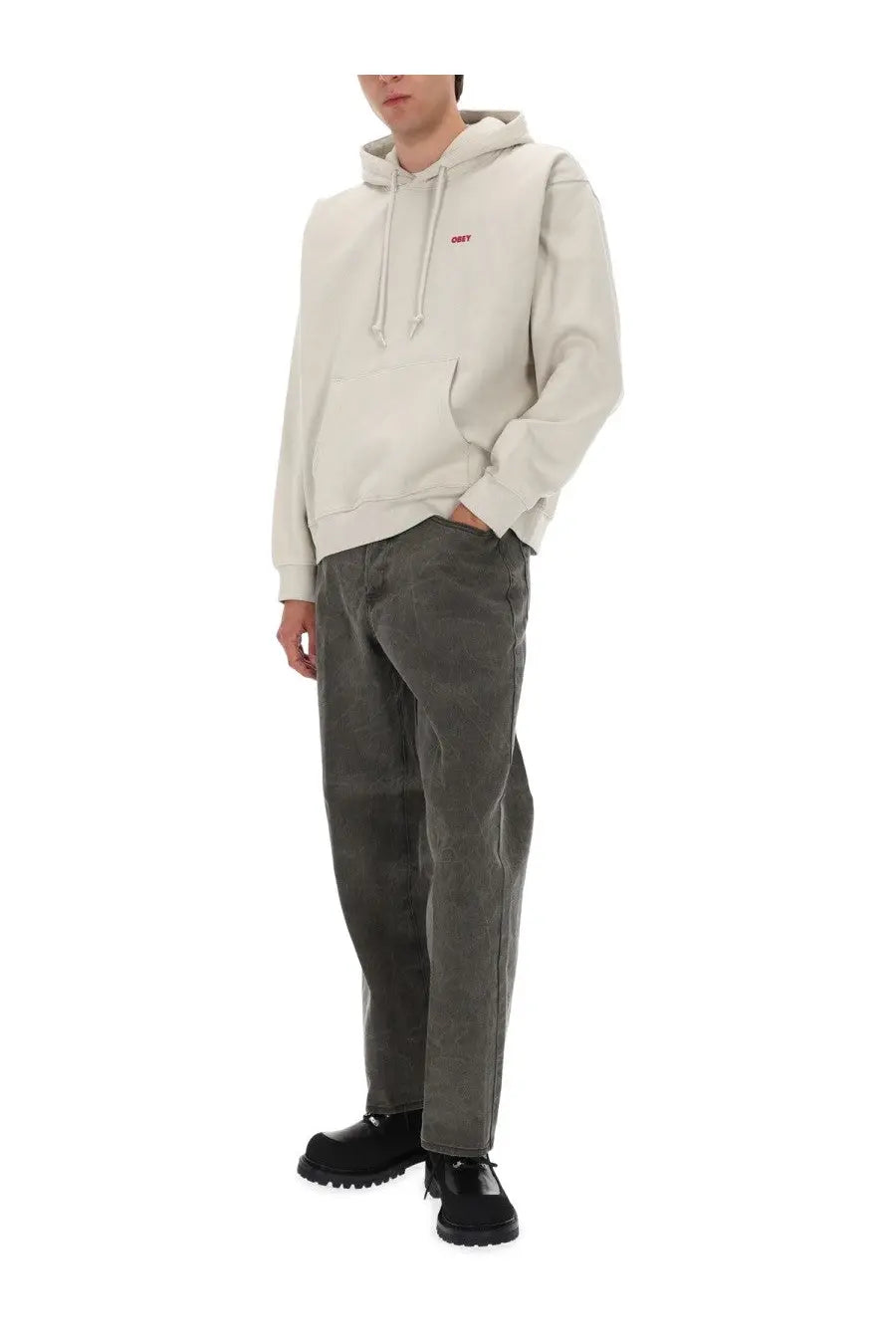 Obey Men's Sweatshirt Beige, view 2