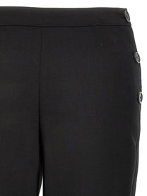 courrèges Oblique Tailored Pants Black