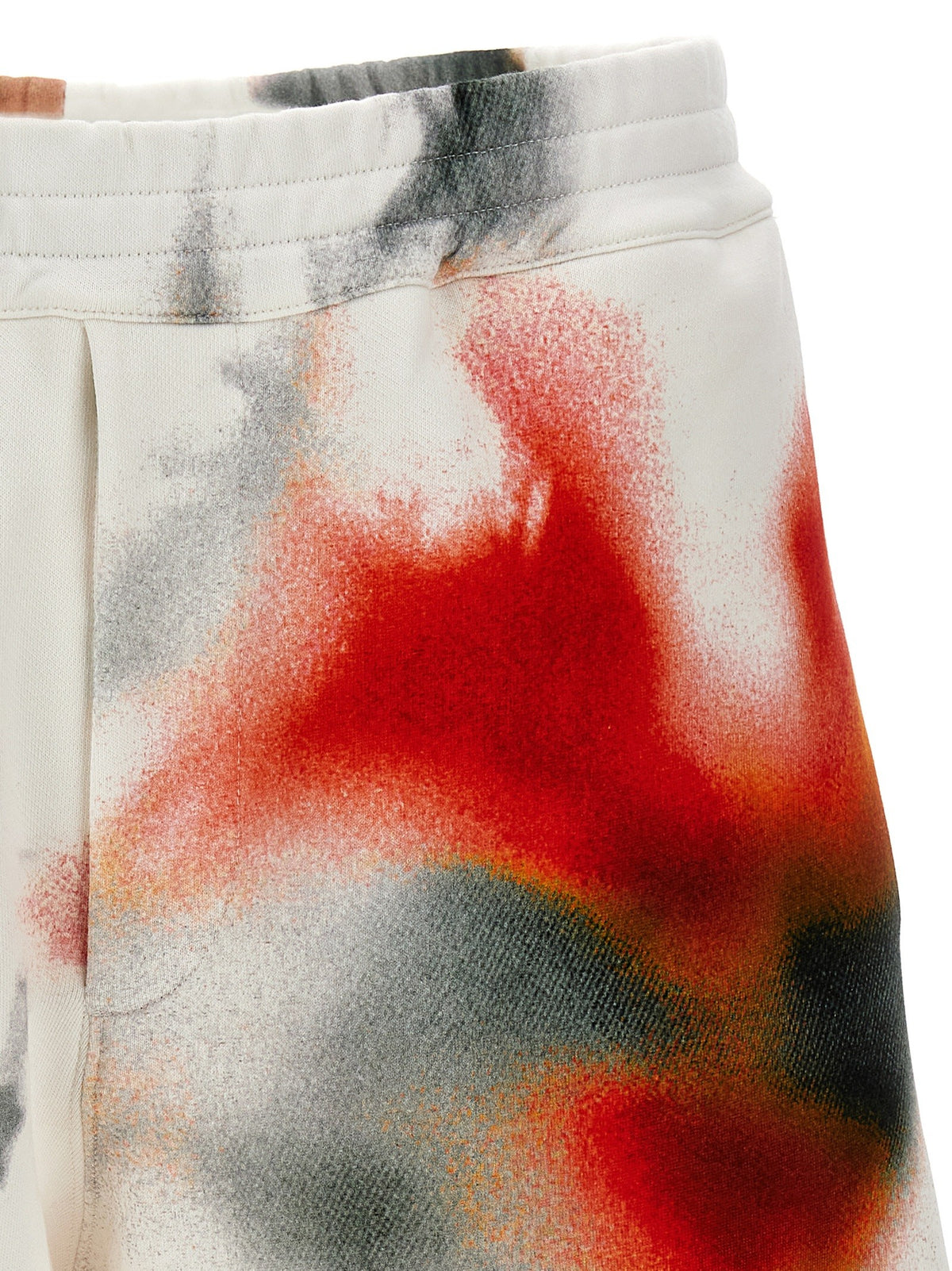 Alexander McQueen Obscured Flower Bermuda Shorts Gold
