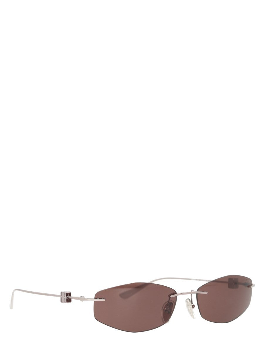 Balenciaga Women's Occhiale Frame Nano Brown, view 2
