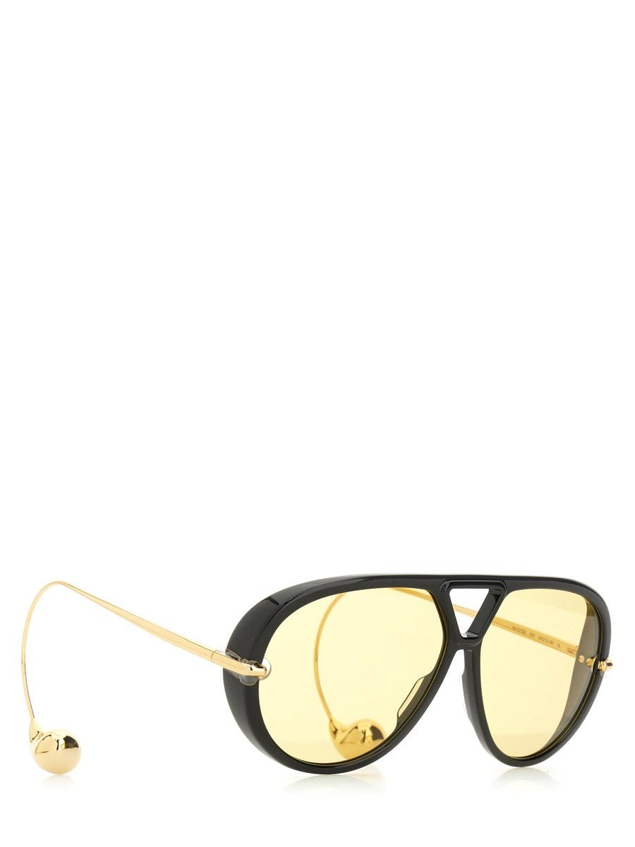 Bottega Veneta Women's Occhiale DA Sole Aviator Drop Black, view 2