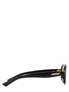 Bottega Veneta Women's Occhiale Da Sole Aviator Sophia Ribbon Green, view 3