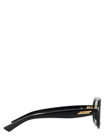 Bottega Veneta Women's Occhiale Da Sole Aviator Sophia Ribbon Green, view 3
