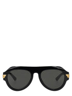 Bottega Veneta Unisex Occhiale Da Sole Aviator Black