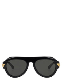 Bottega Veneta Unisex Occhiale Da Sole Aviator Black