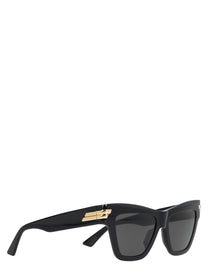 Bottega Veneta Women's Occhiale Da Sole Cat Eye Mitre Black, view 2