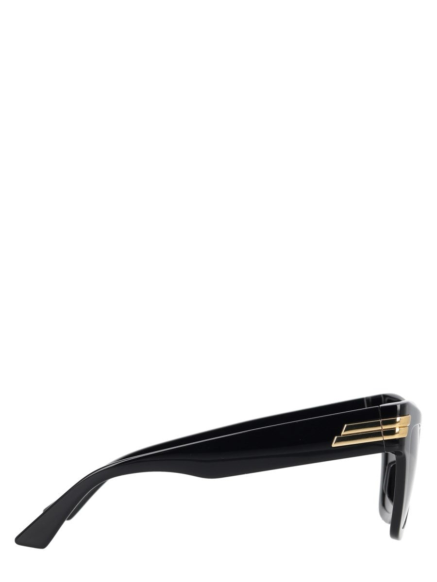 Bottega Veneta Women's Occhiale Da Sole Cat Eye Mitre Black, view 3