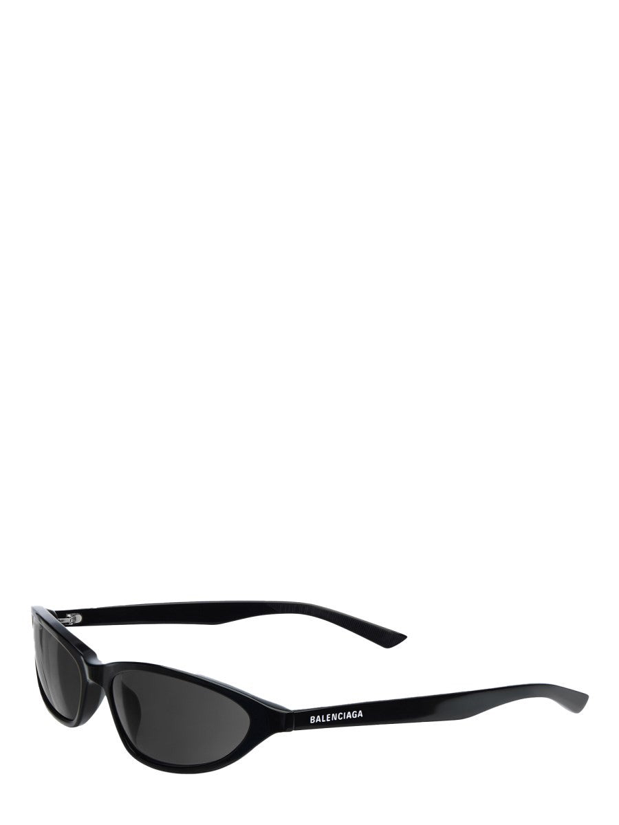 Balenciaga Women's Occhiale DA Sole Neo Oval Black, view 3