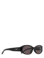 Balenciaga Women's Occhiale DA Sole Rotondo Black, view 2