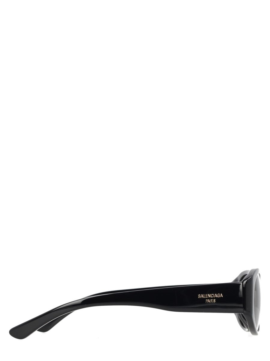 Balenciaga Women's Occhiale DA Sole Rotondo Black, view 3