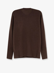 The Row Women's Odelle Top Cashmere Sweater Brown
