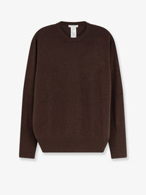 The Row Women's Odelle Top Cashmere Sweater Brown