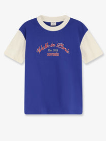 Walk In Paris Men's Odyssée Cotton Shirt Blue