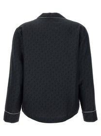 Off-White Off Jaquard Pajama Shirt Black