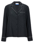 Off-White Off Jaquard Pajama Shirt Black