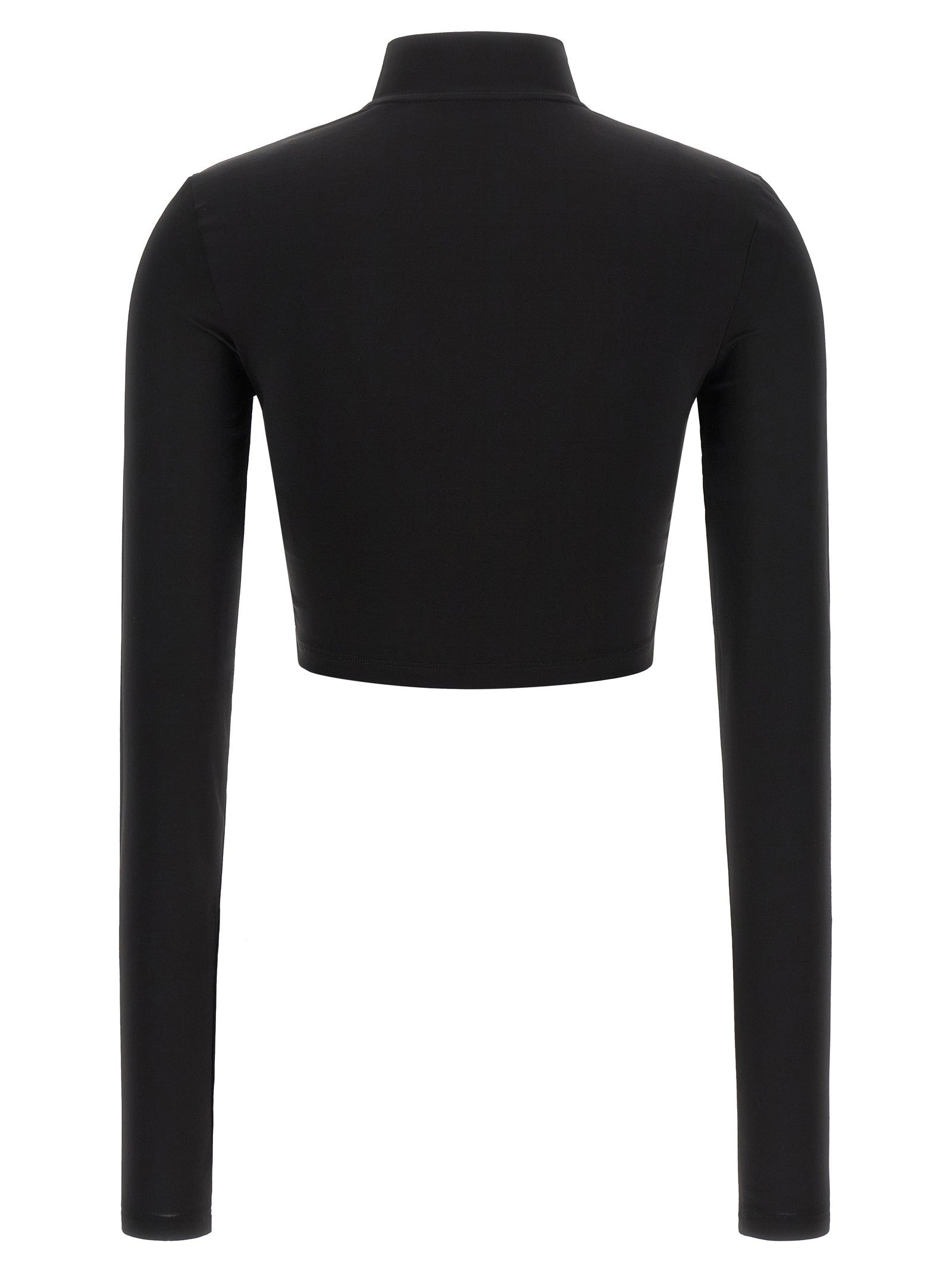 Off-White Off Stamp Crop Top Black