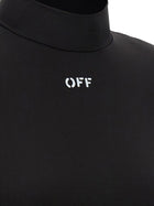 Off-White Off Stamp Crop Top Black, view 4