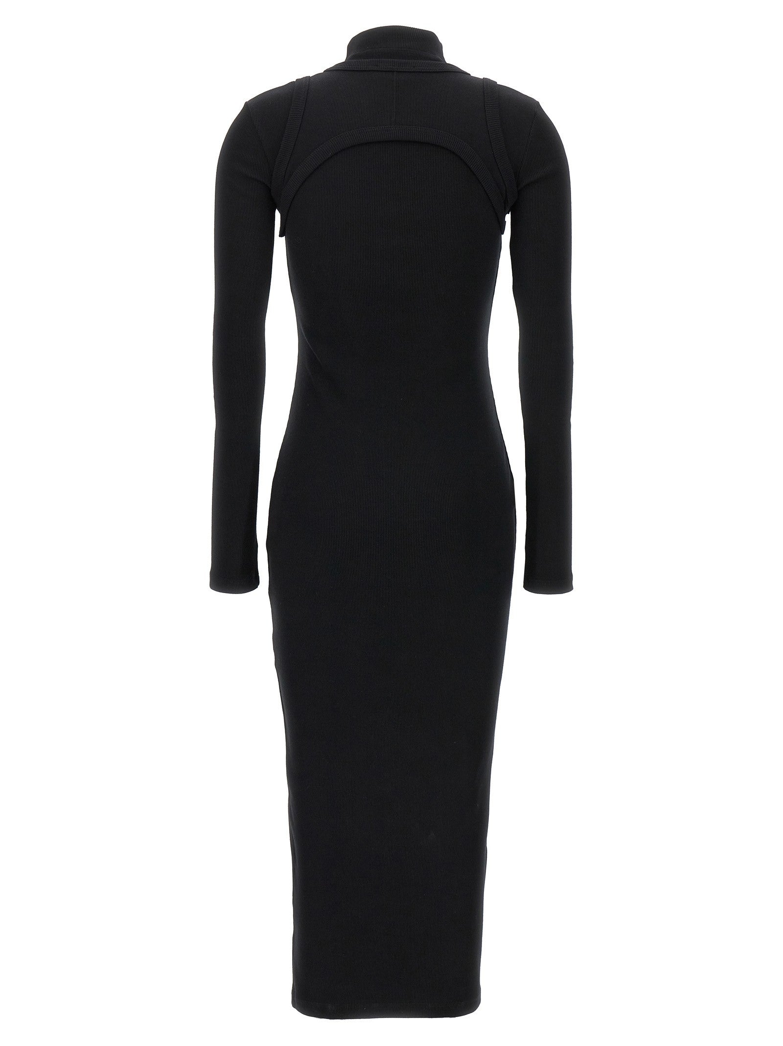 Off-White Off Stamp Dress Black