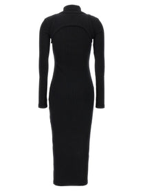 Off-White Off Stamp Dress Black