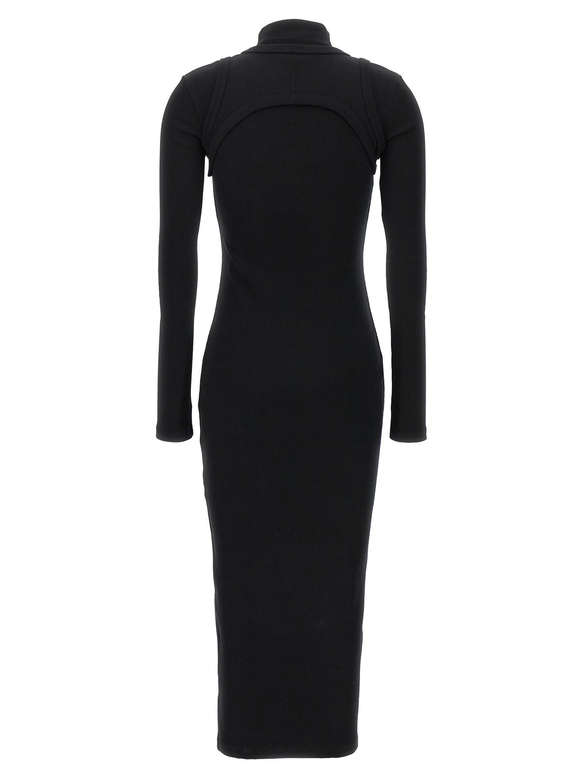 Off-White Off Stamp Dress Black, view 2