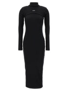 Off-White Off Stamp Dress Black