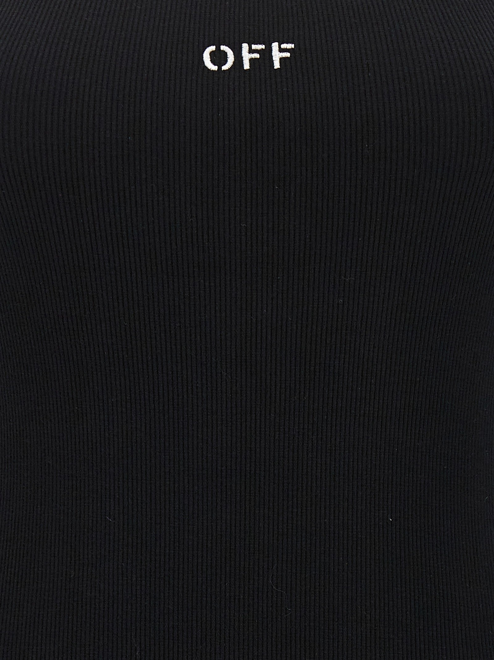 Off-White Off Stamp Dress Black