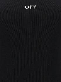 Off-White Off Stamp Dress Black