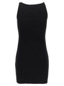 Off-White Off Stamp Dress Black