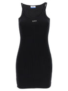 Off-White Off Stamp Dress Black