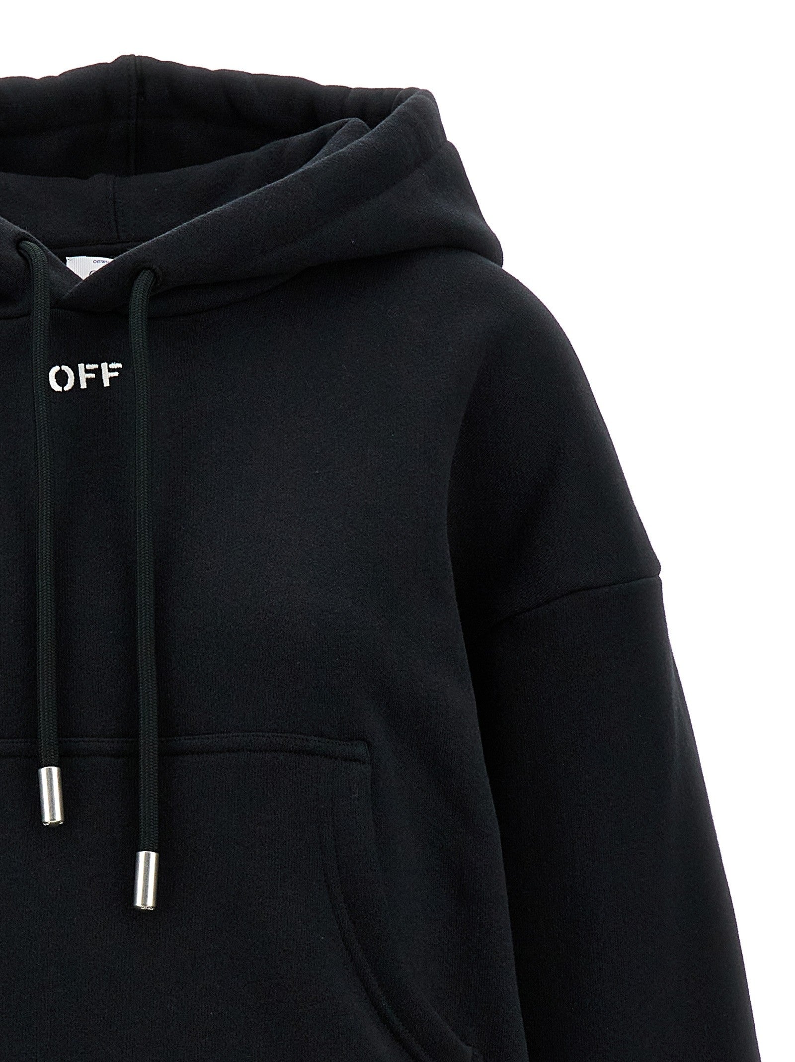 Off-White Off Stamp Hoodie Black