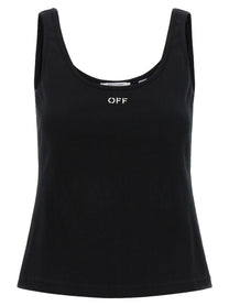 Off-White Off Stamp Tank Top Black
