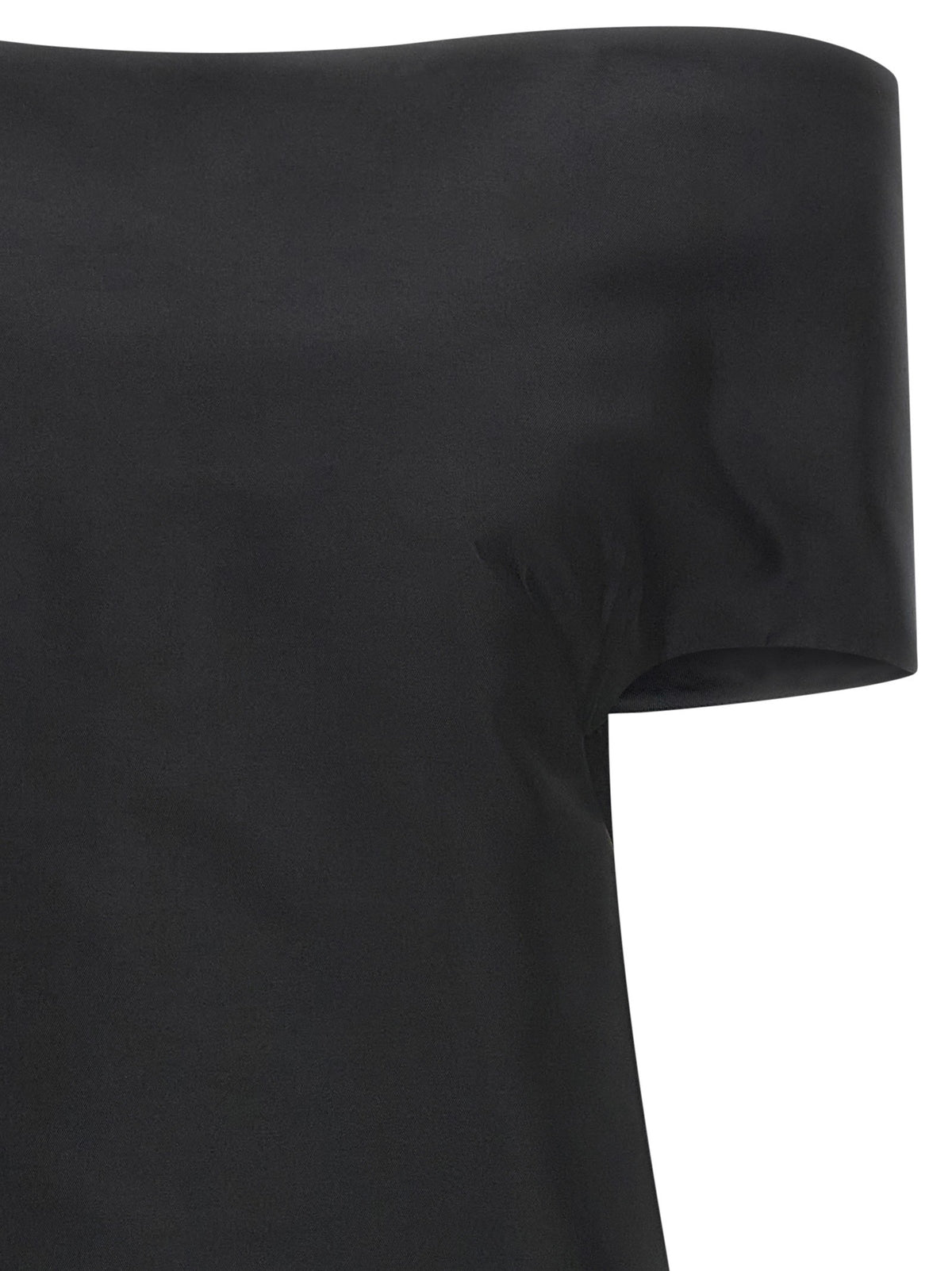 Jil Sander Off the Shoulder Dress Black