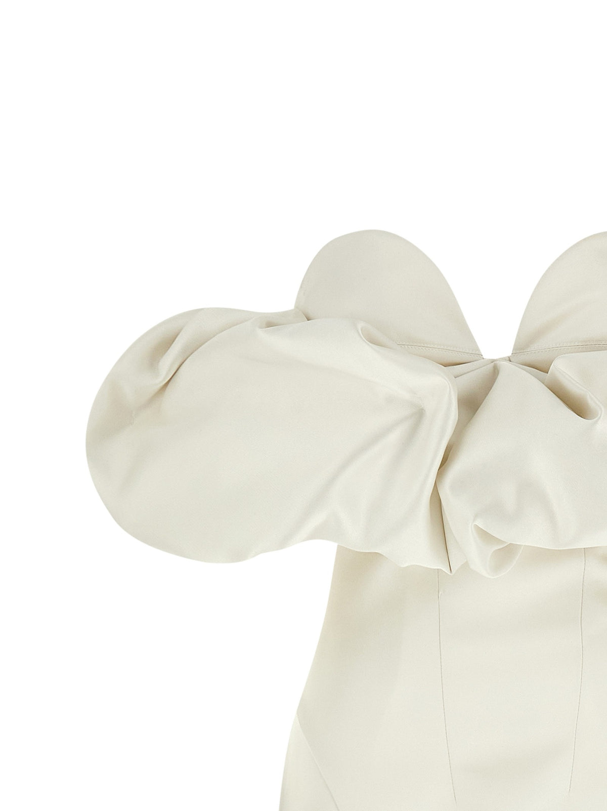 Elisabetta Franchi Off the Shoulder Dress White, view 3