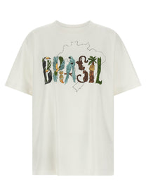 FARM Rio Off White Brasil Shirt White