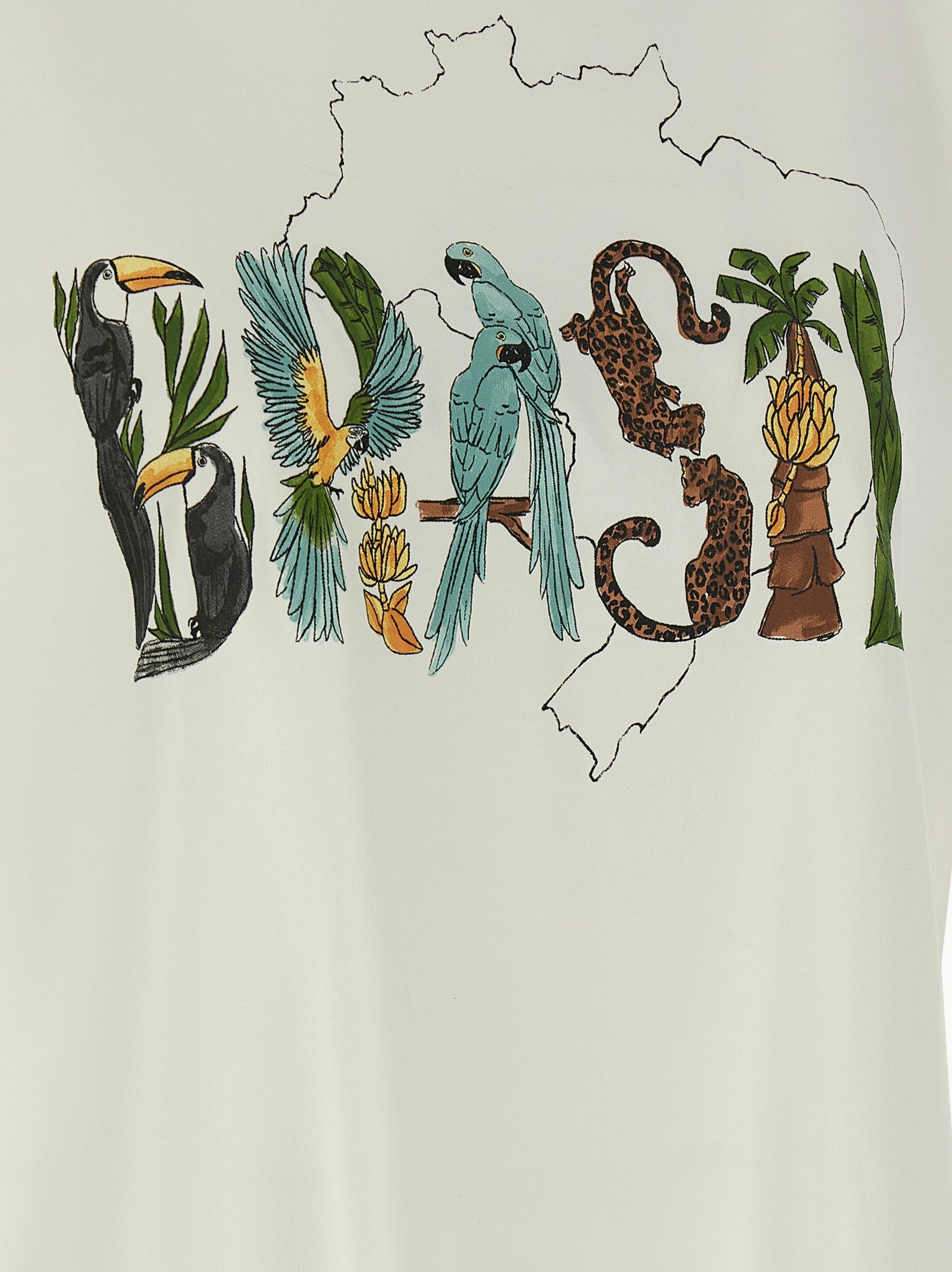FARM Rio Off White Brasil Shirt White