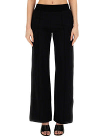 Off-white - Off White Wide Leg Pants - Women’s Pants