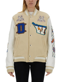 Off-white - Off White Varsity Jacket - Woman-&gt;Clothing-&gt;SPORTS JACKETS