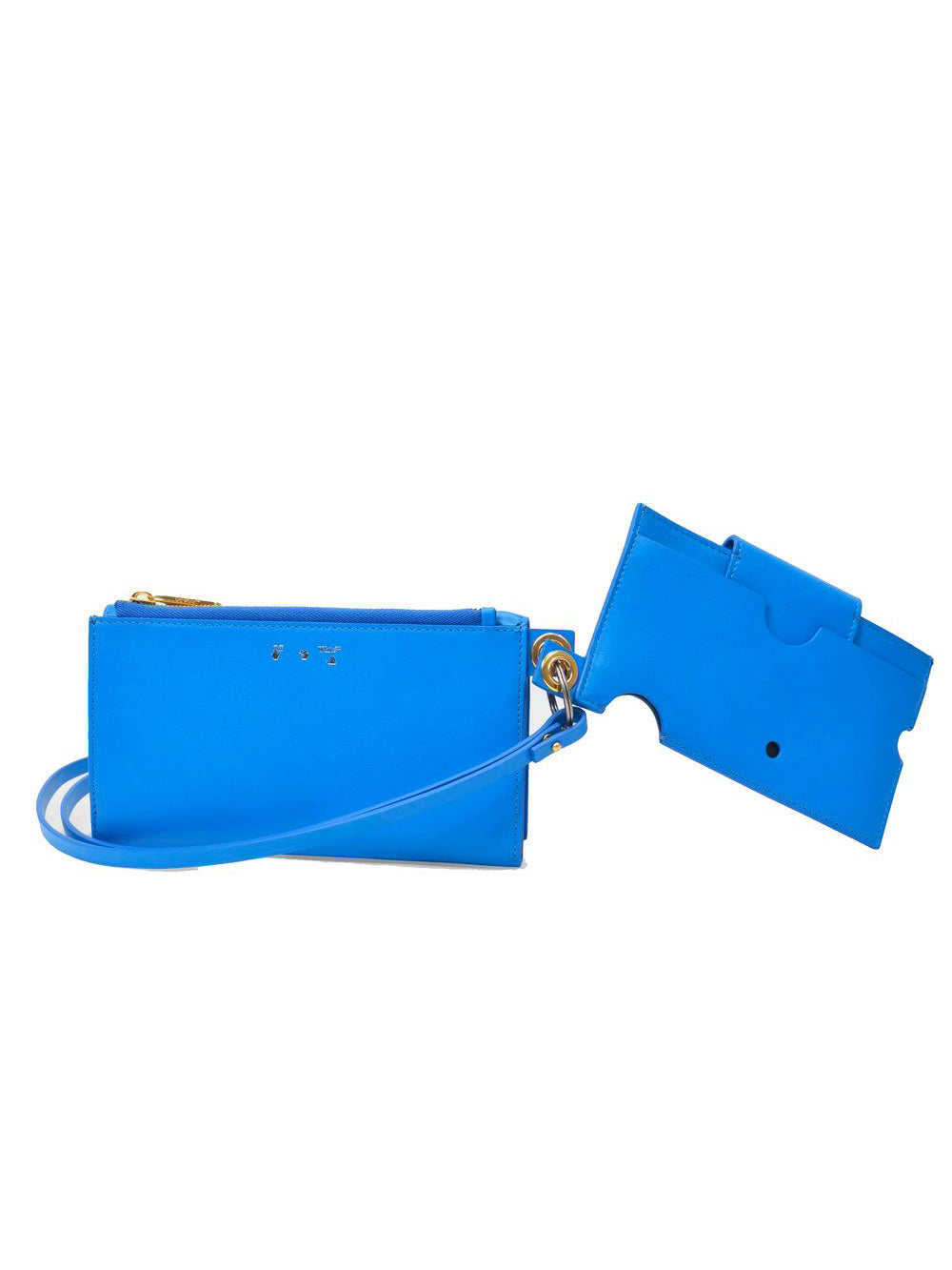Off-White - Off-white Blue Leather Handbag - Men’s Bags